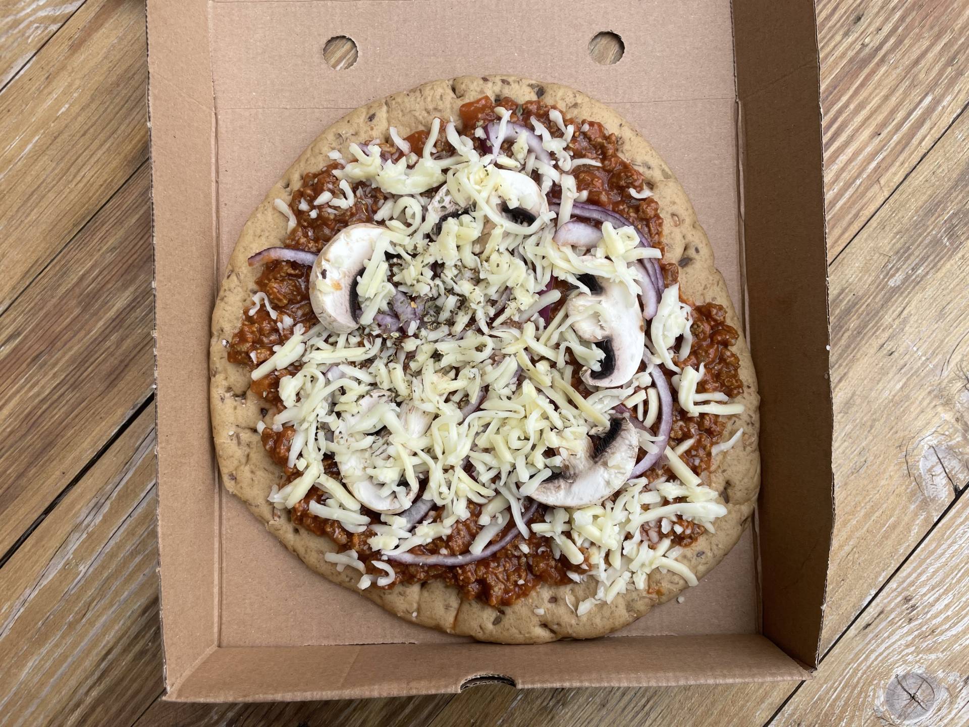 Bolognese Ezekiel Pizza