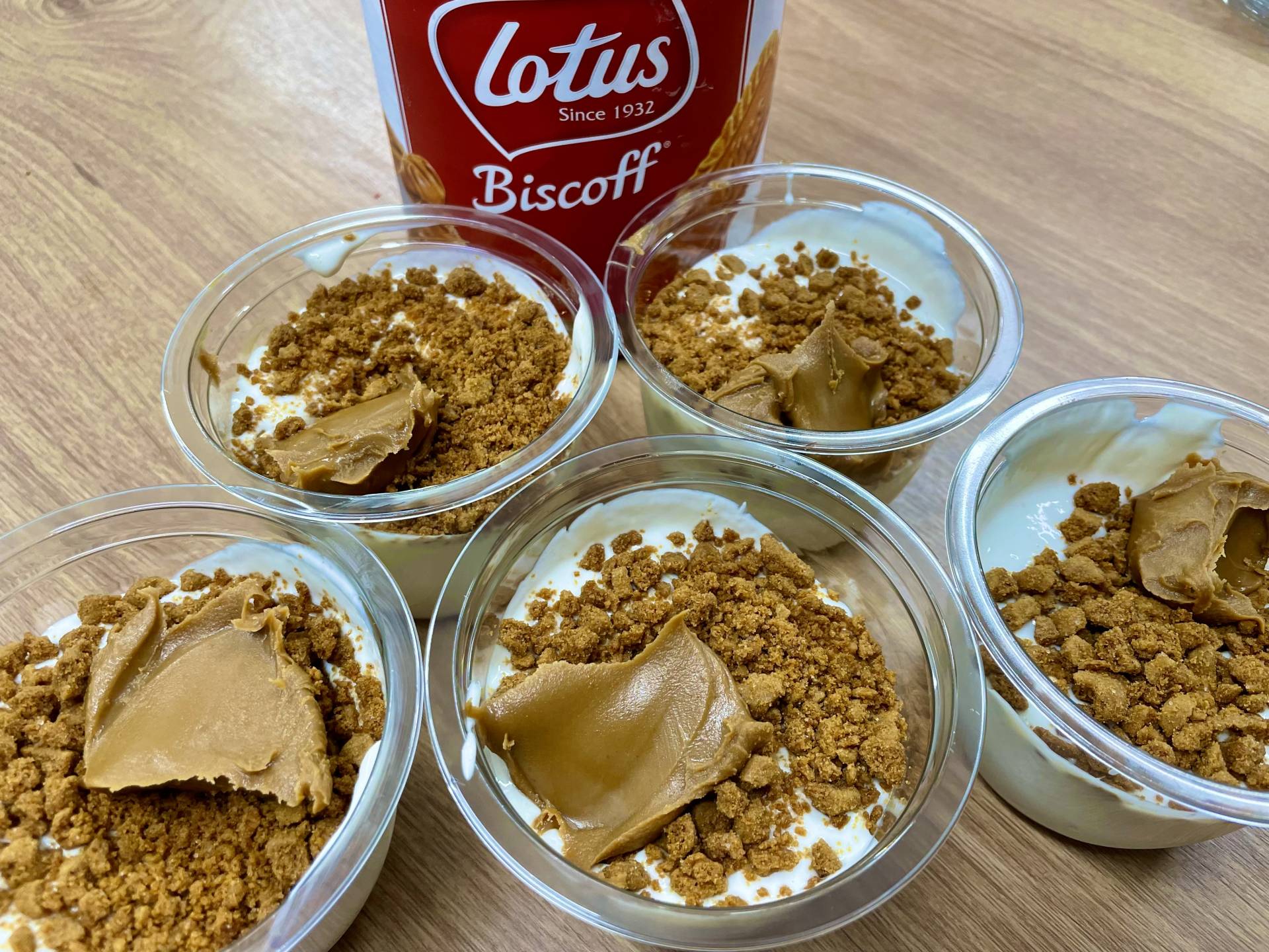 Salted Caramel Biscoff Protein Pot
