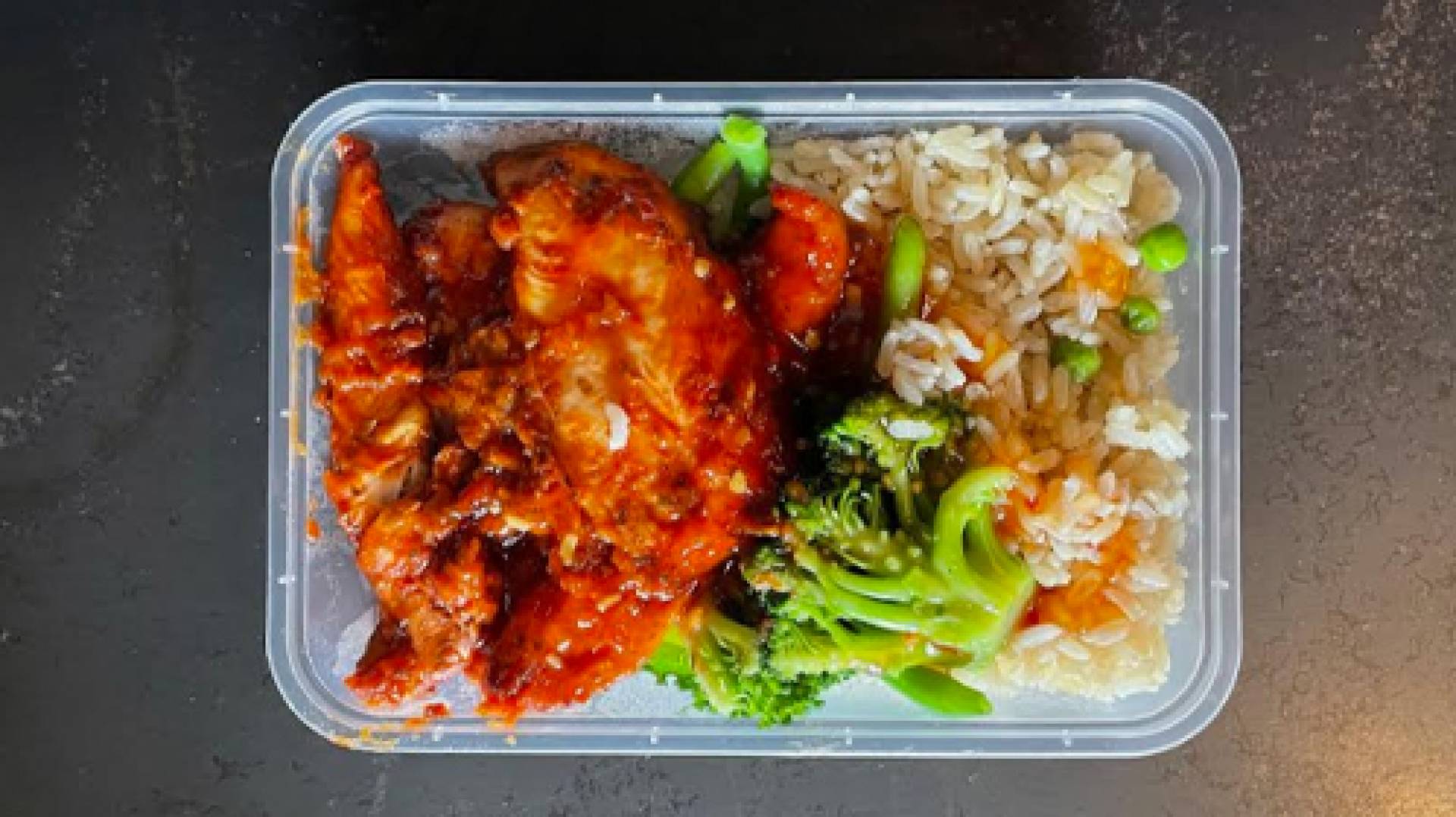 Chicken, Rice & Steamed Greens